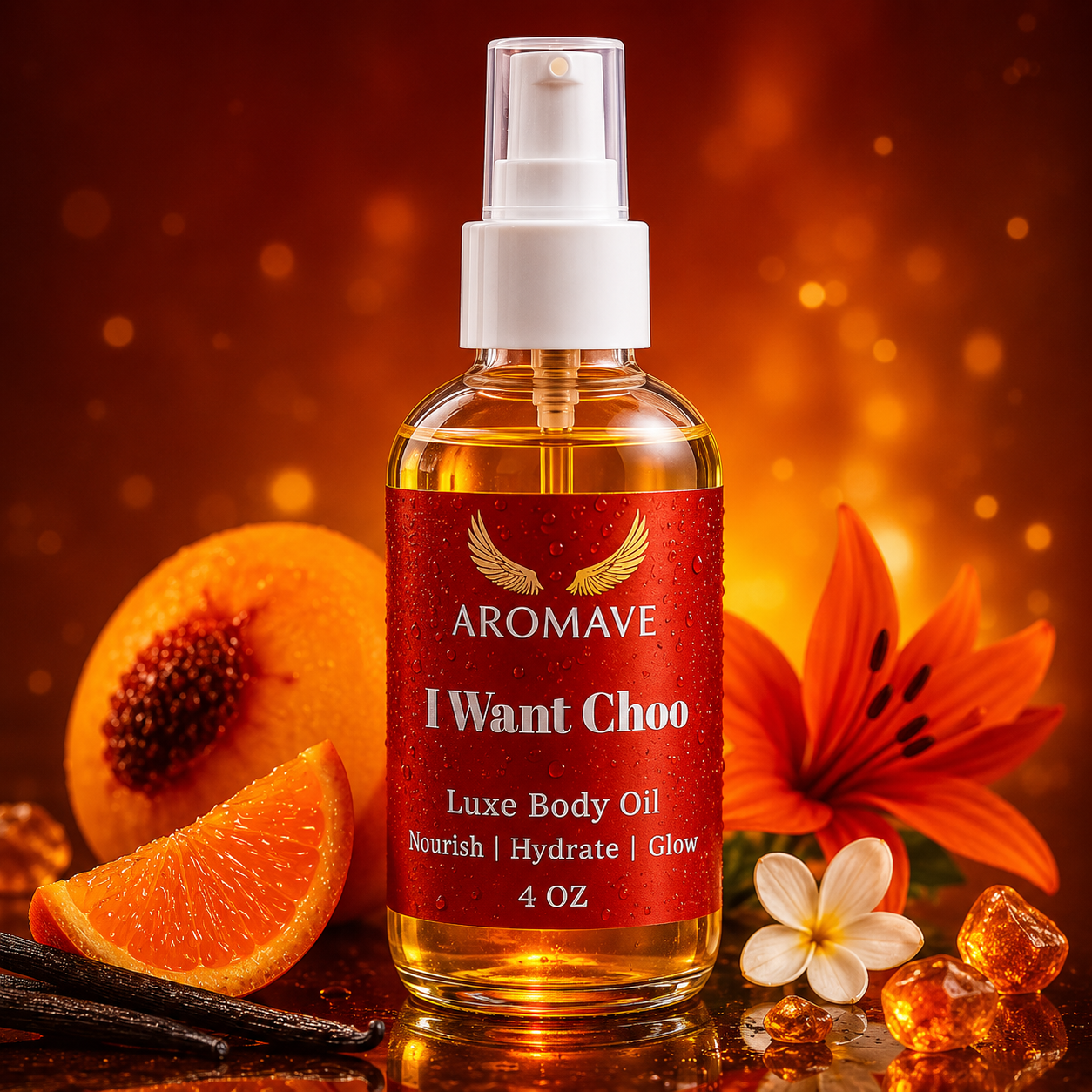 I Want Choo 4 OZ Body Oil
